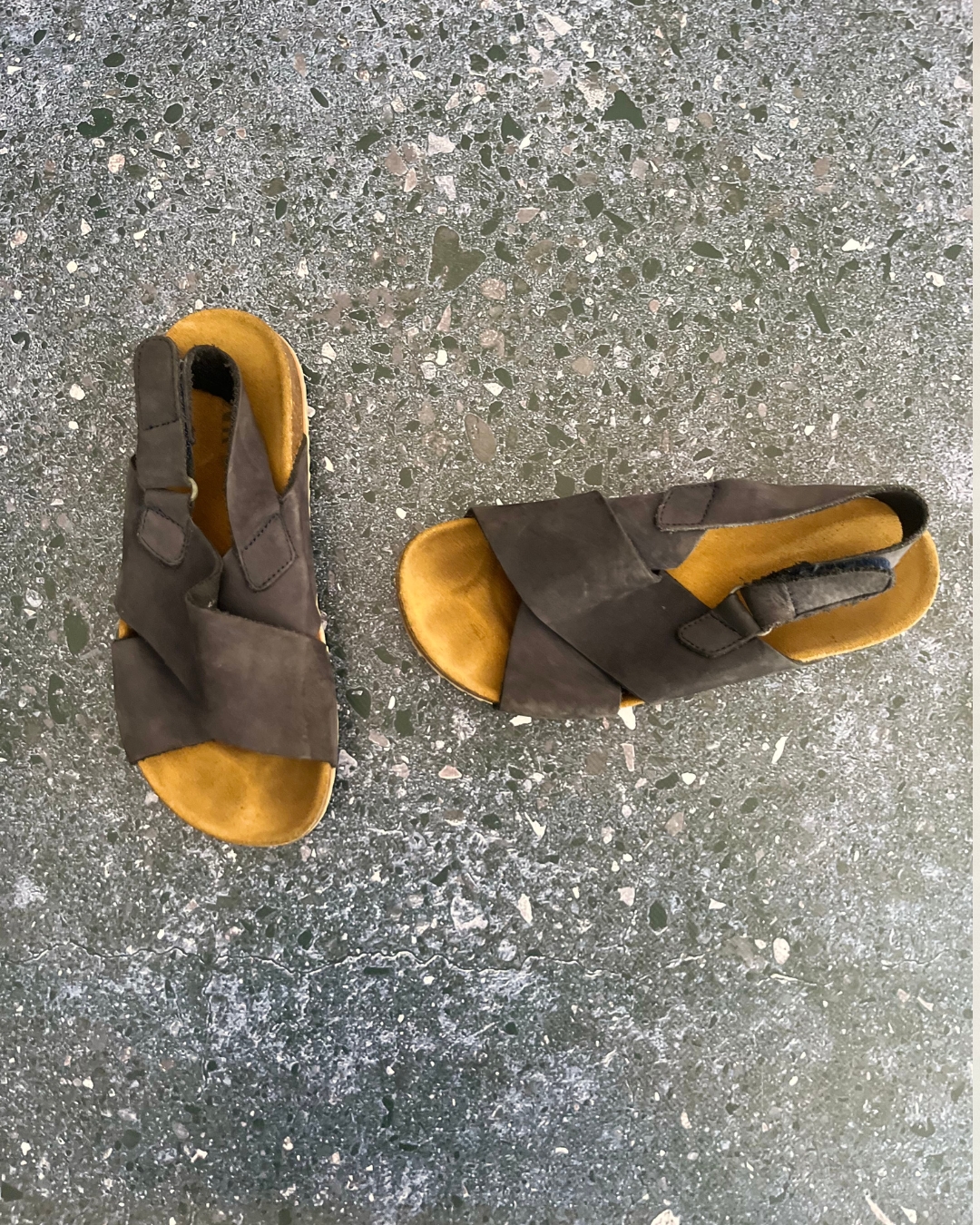 Zara blue sandals size 5 Adult