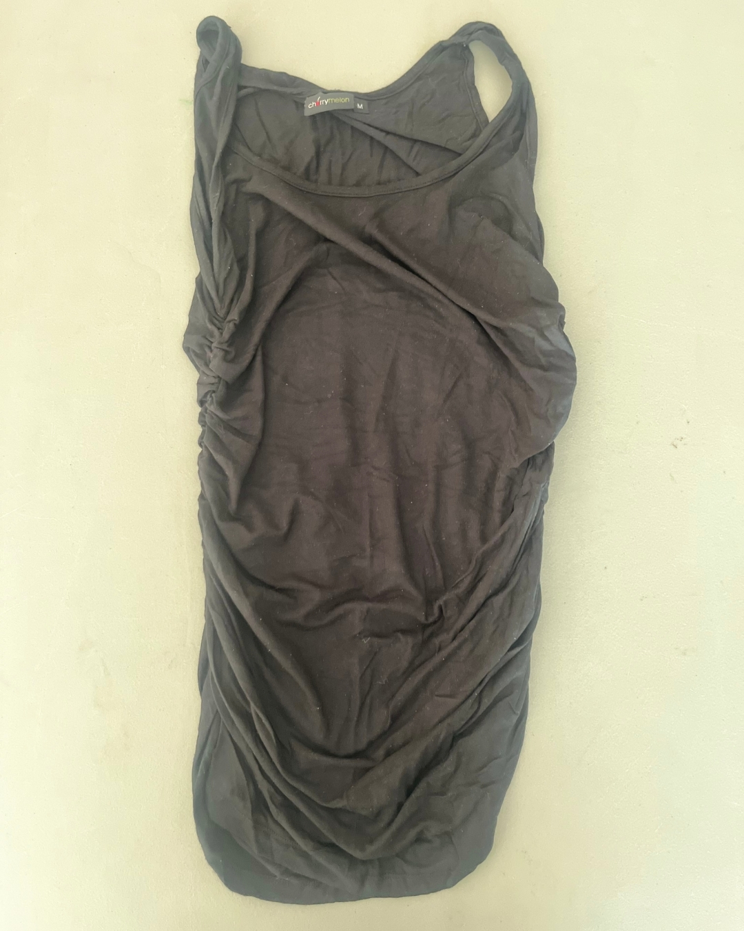 Cherry Melon black maternity T-shirt Medium