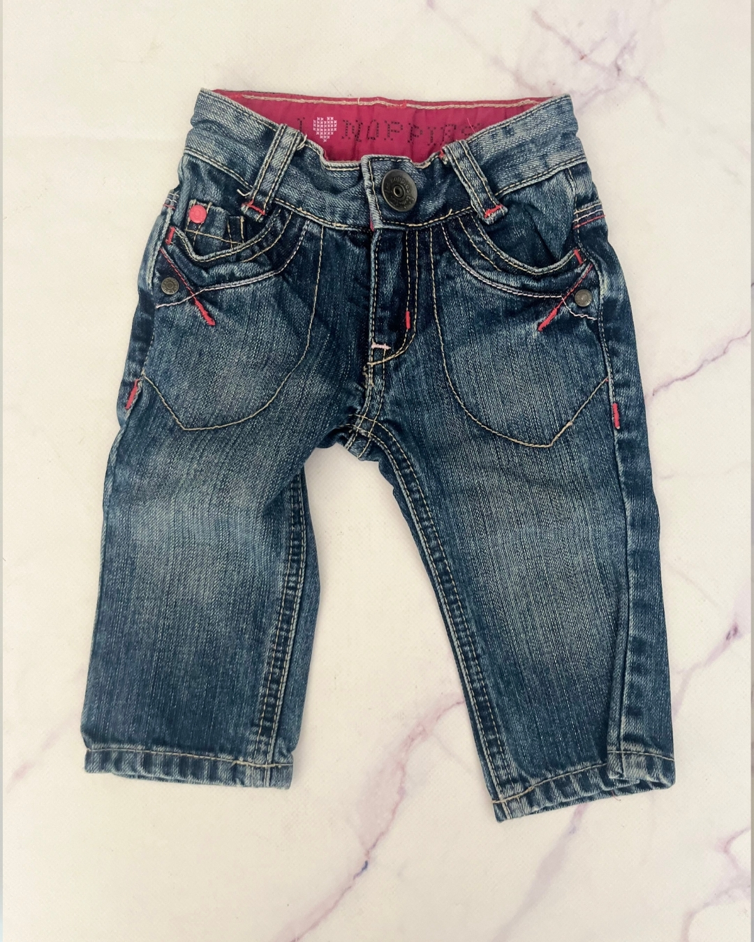 Noppies blue and pink jeans 6M