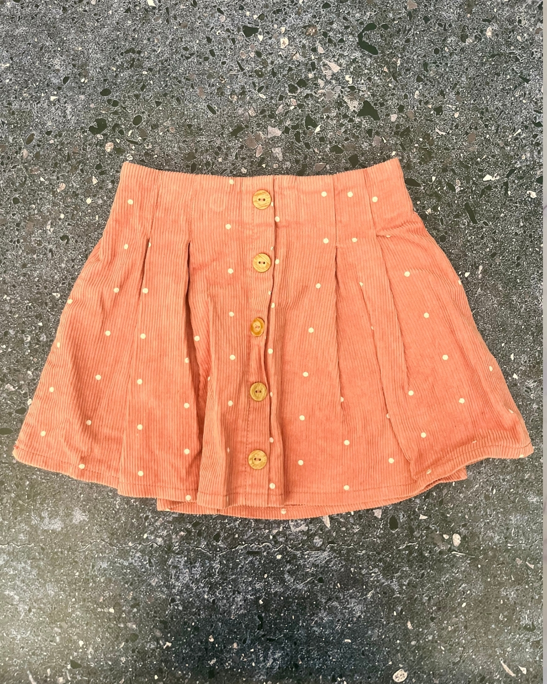 Woolworths pink corduroy skirt 4Y