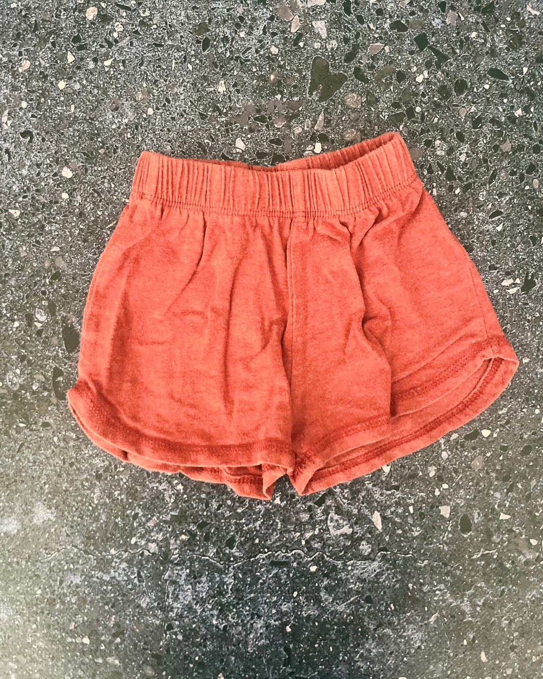 Noukies red melange shorts 3Y