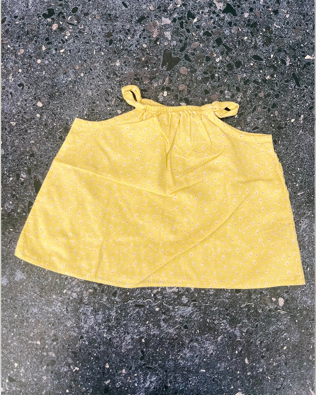 Woolworths yellow mini hearts dress 1/3M