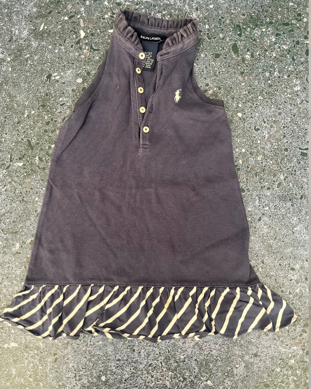 Ralph Lauren blue dress 3Y