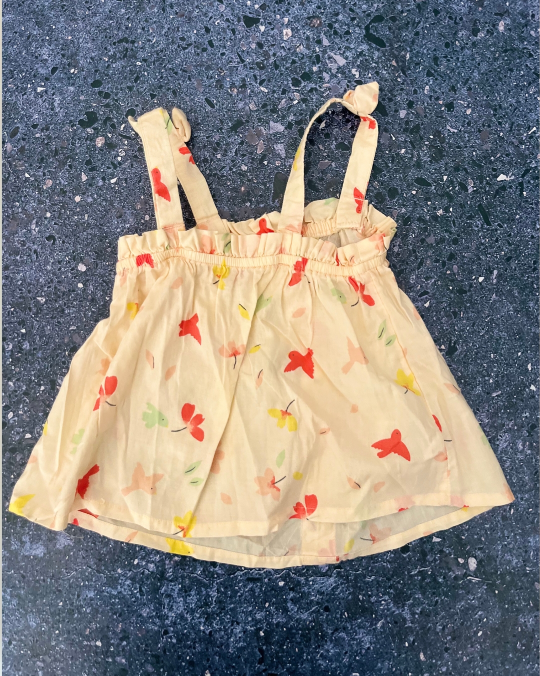 Woolworths peach floral dress 18/24M