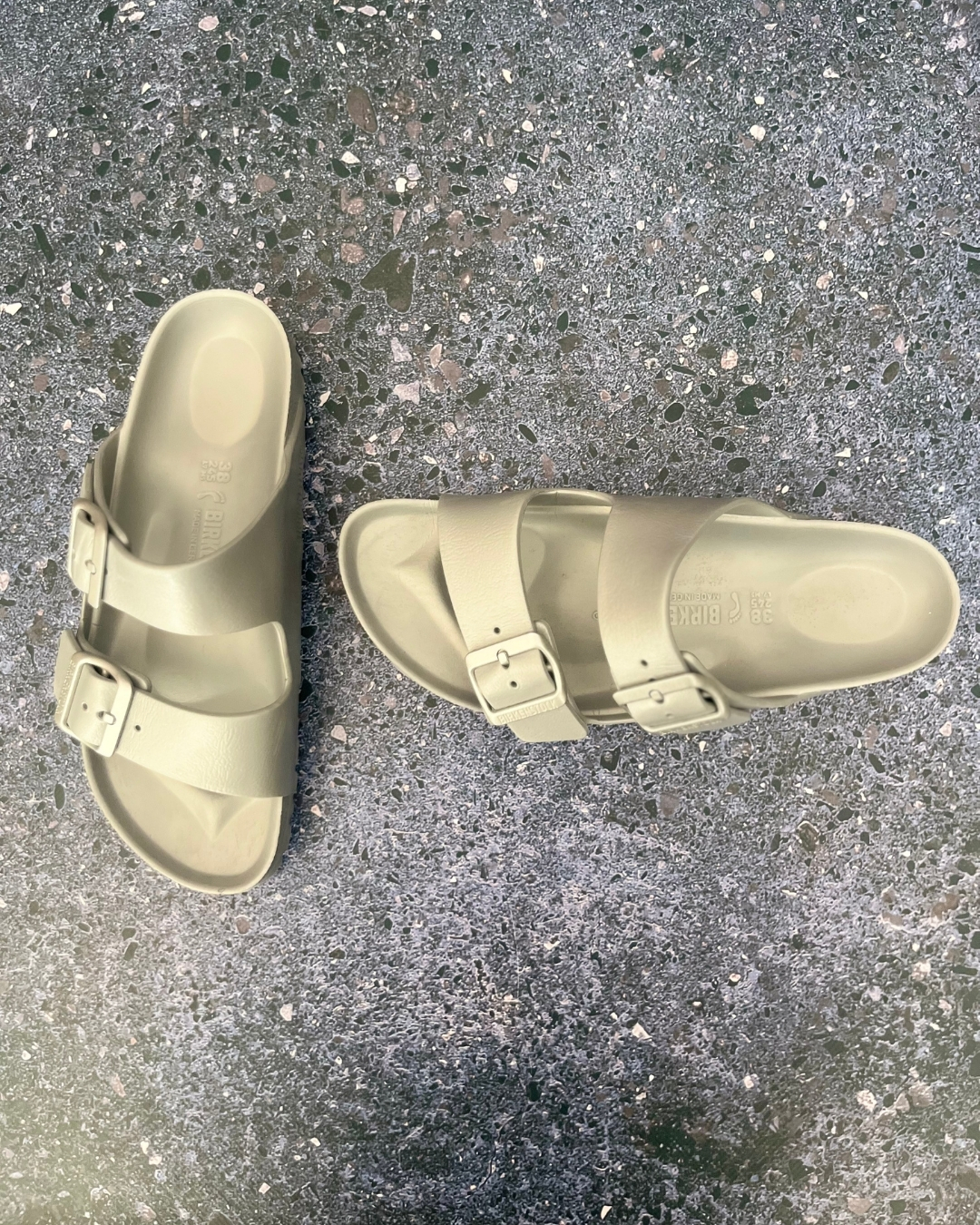 Birkenstock grey sandals Size 5.5