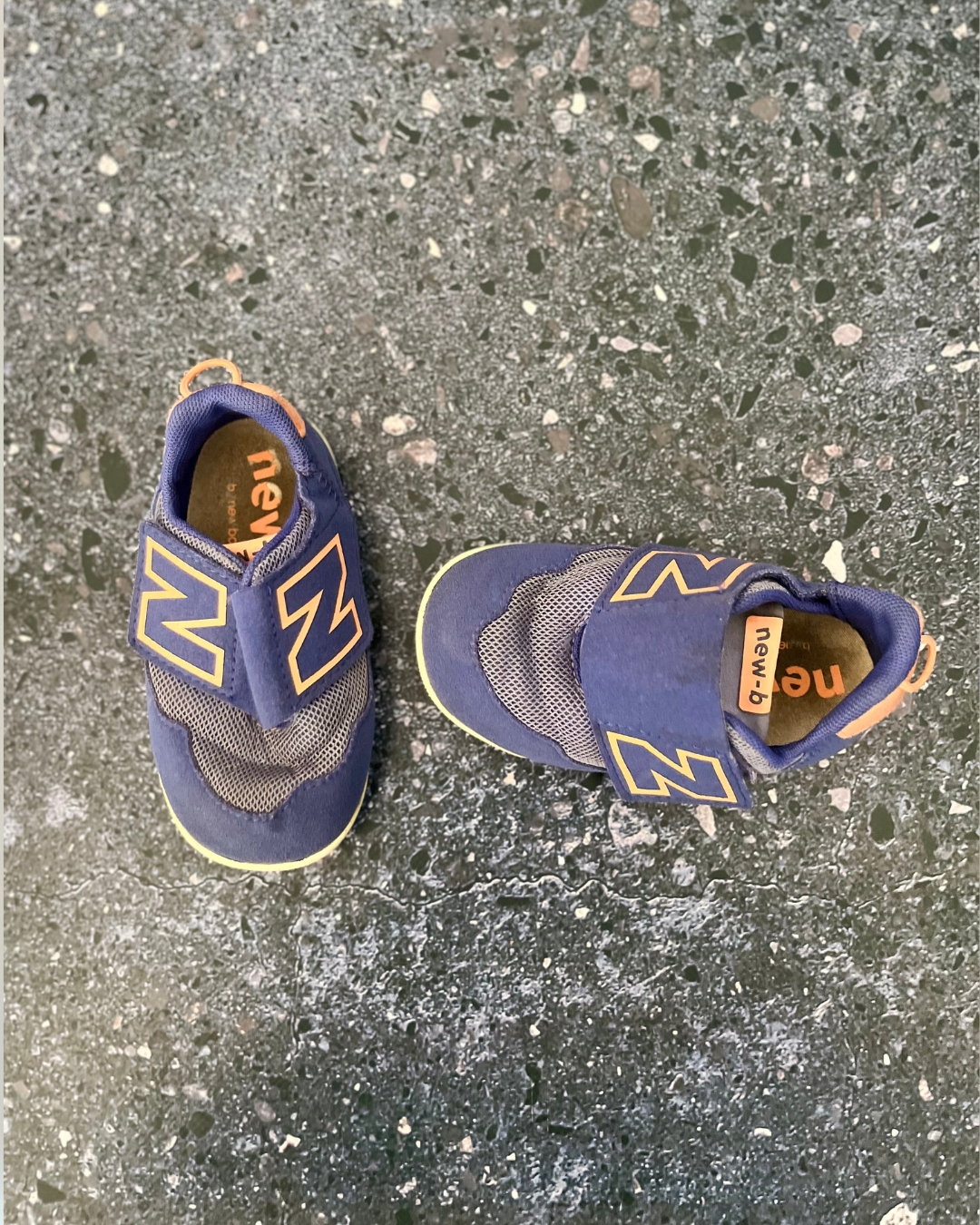 New Balance blue and orange shoes Size 5.5