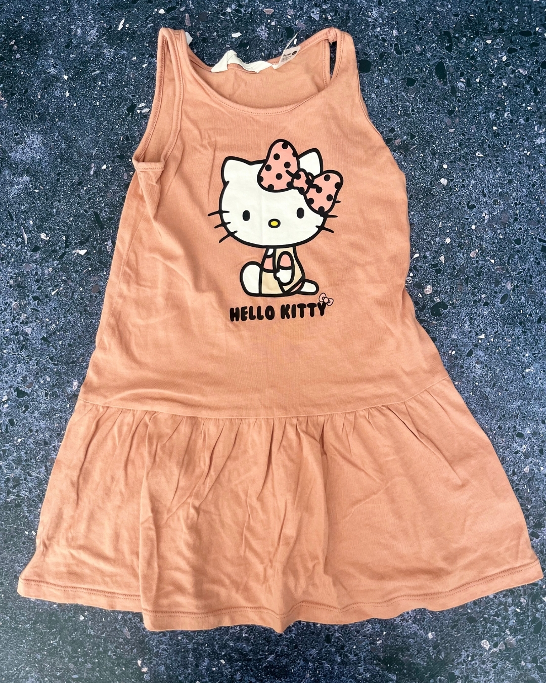 H&M orange Hello Kitty dress 2/4Y