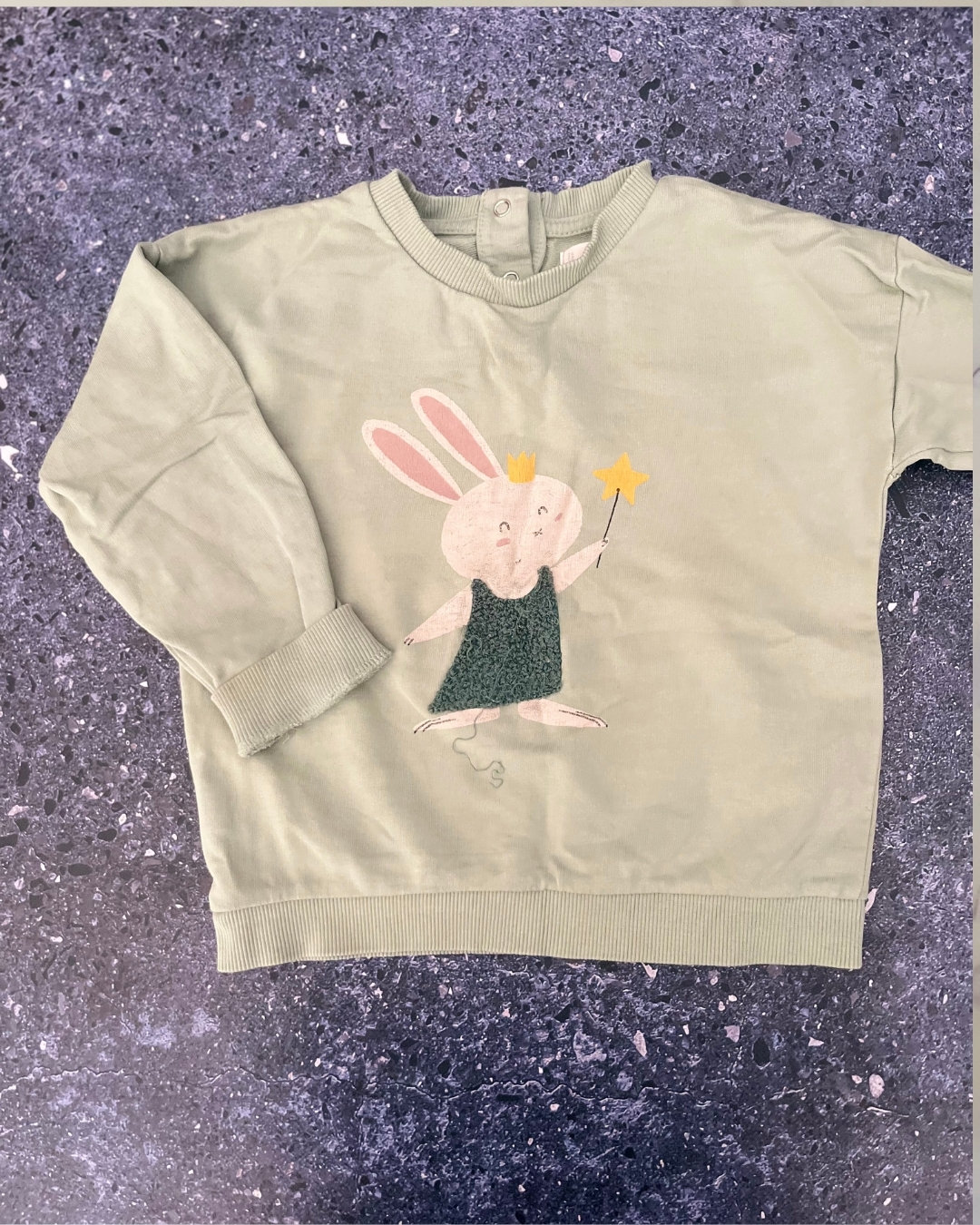 MNG mint green sweatshirt 3/4Y