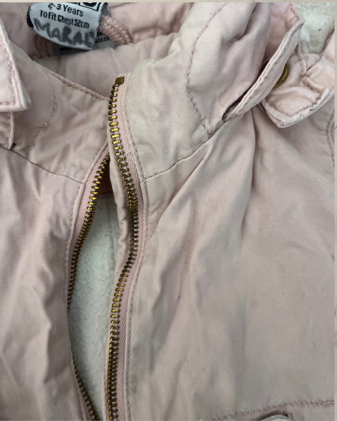 Edgars kids pink parka jacket 2/3Y - Image 2