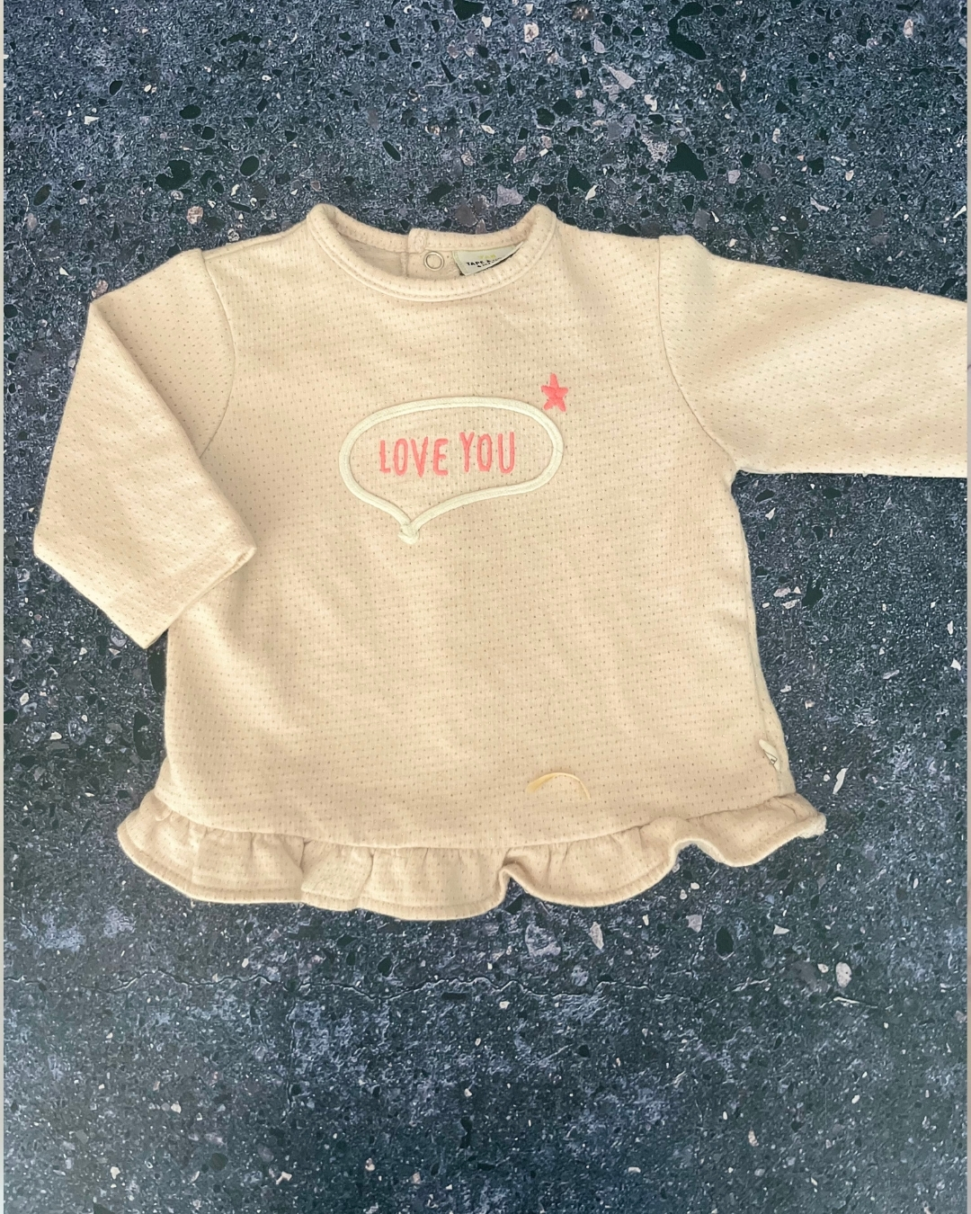 Tape A' L'oeil pink Love You dress 6M