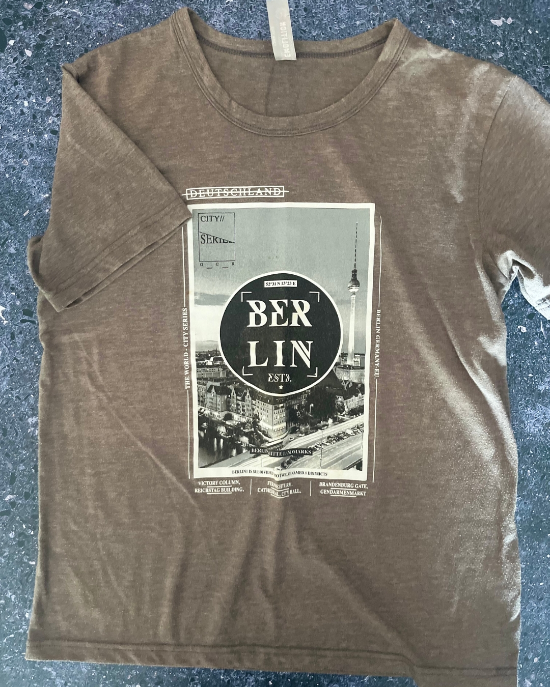 Demolition brown Berlin T-shirt 13/14Y