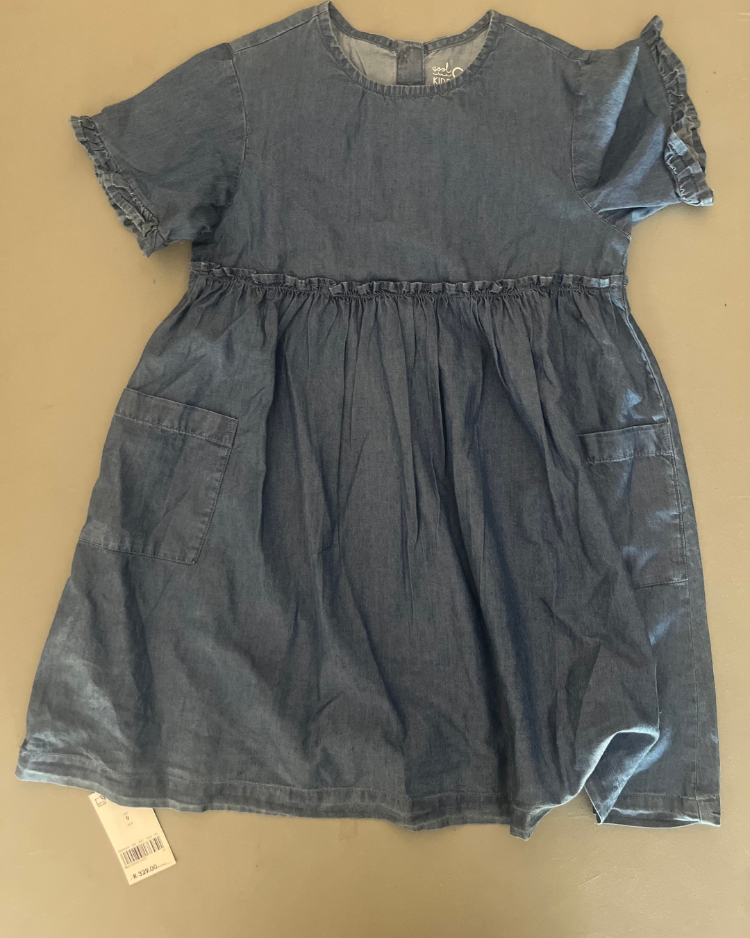 *NEW* Woolworths blue denim dress 9Y