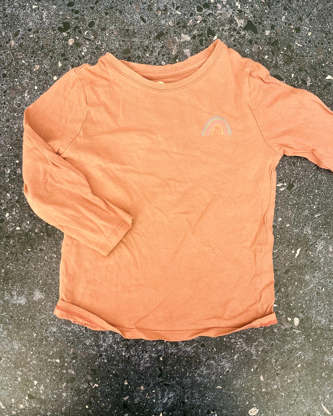 Cotton On pink long sleeved T-shirt 2Y