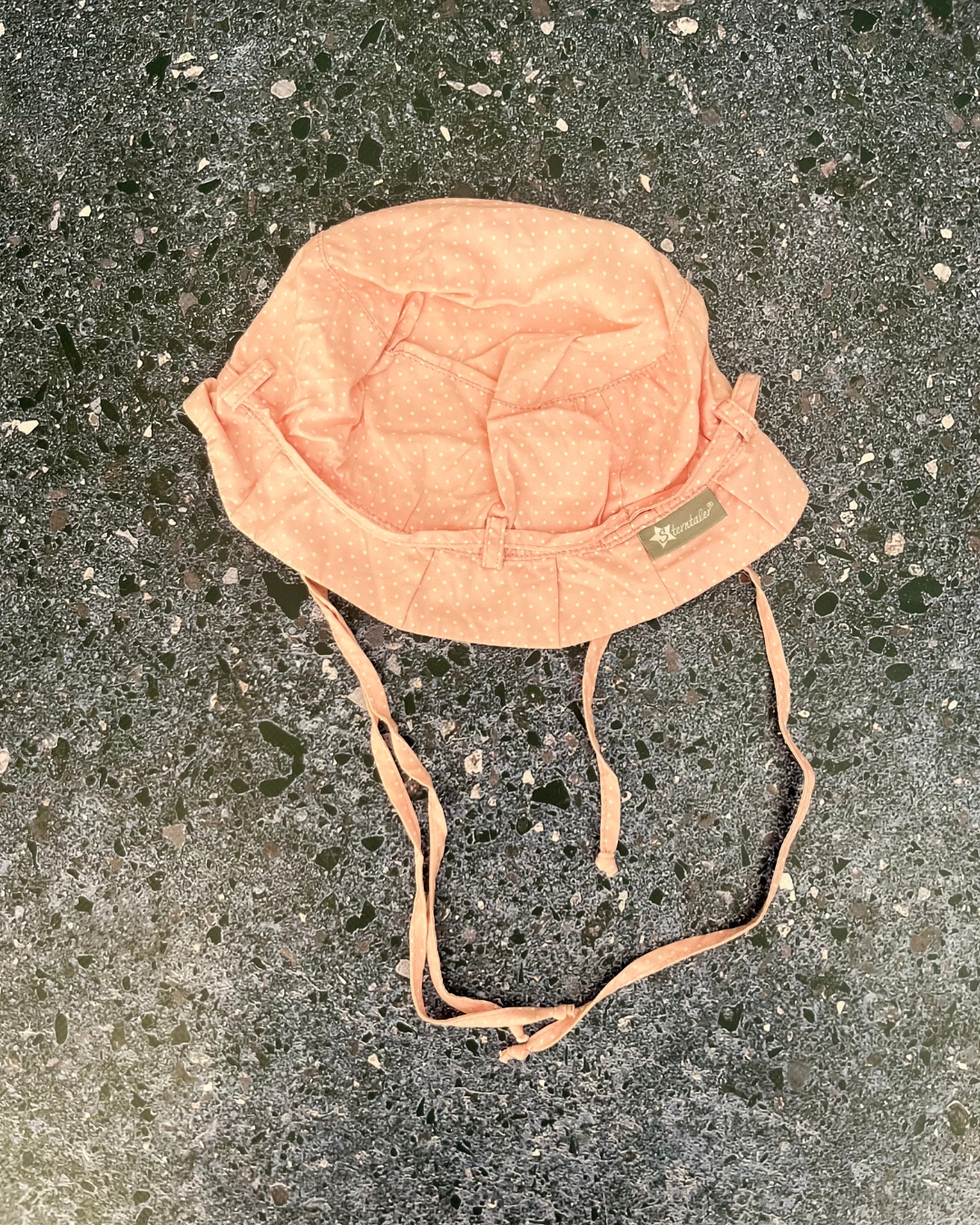 Sterntaler pink polka dot hat 5/6M