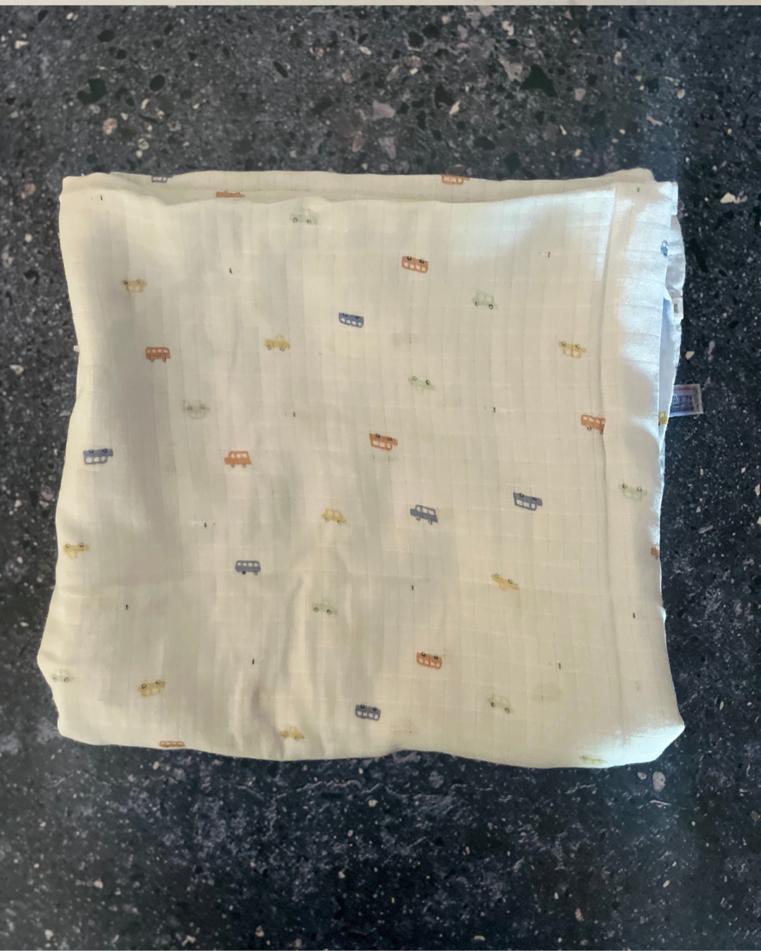 Woolworths light blue cars blanket