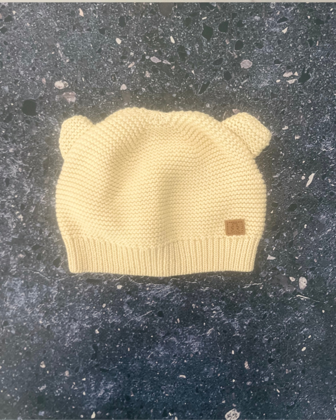 Woolworths knitted brown beanie 12/24