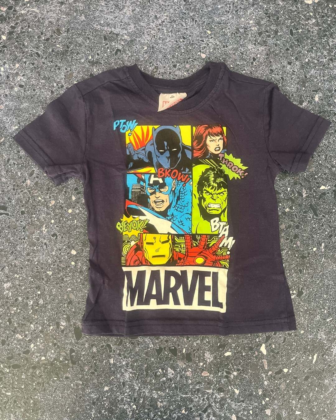 Marvel blue T-shirt 2/3Y