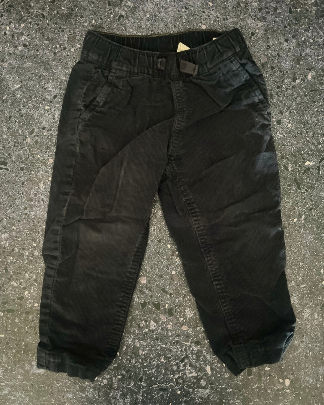H&M charcoal corduroy pants 9/12M