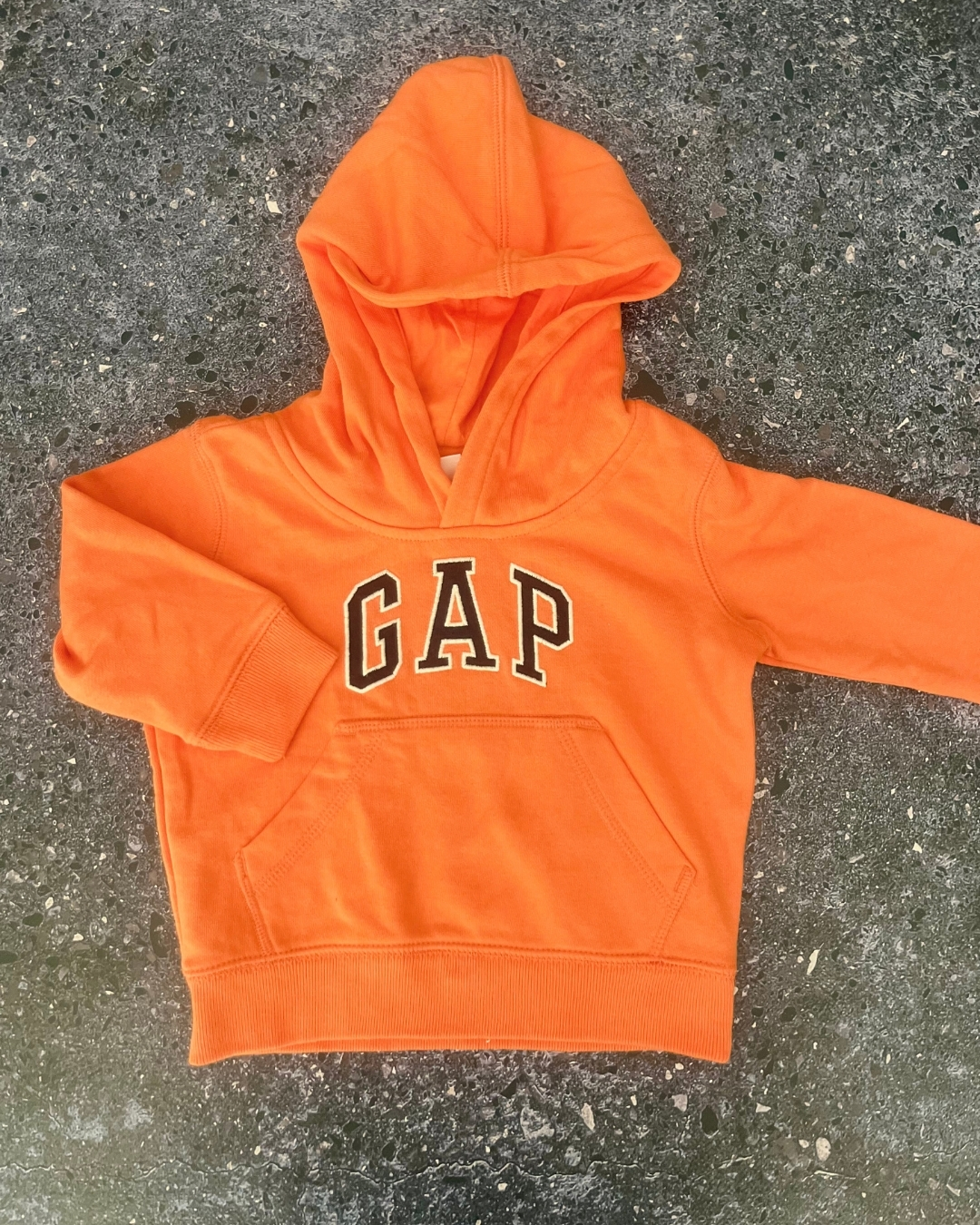 Gap orange hoodie 6/12M