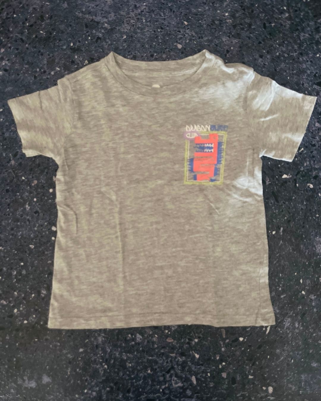 Cotton On grey Dragon Surf T-shirt 2Y