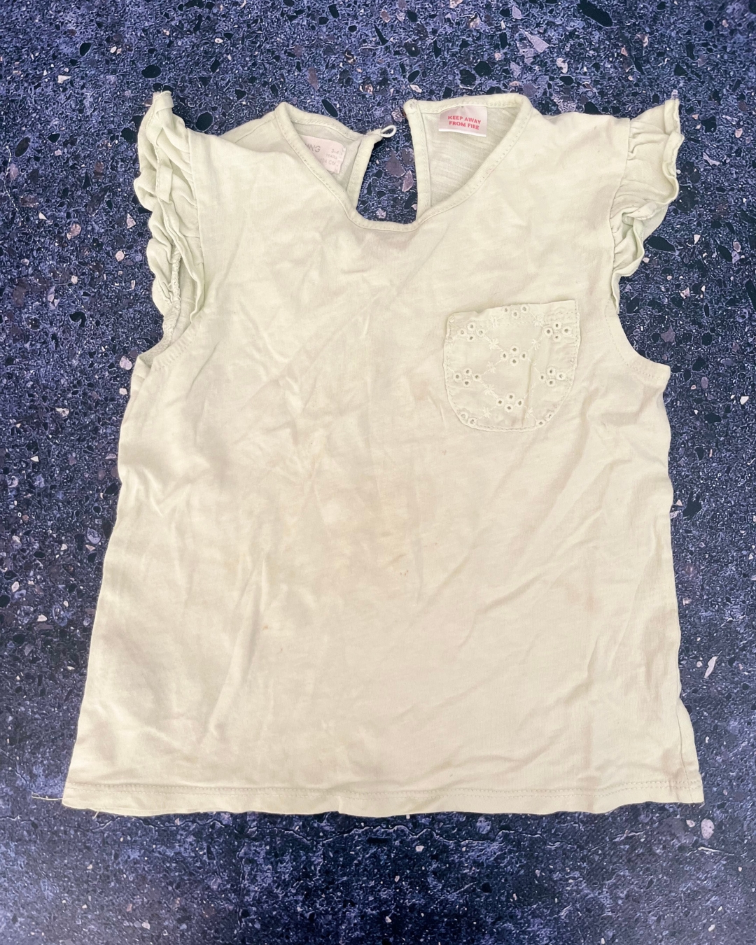 MNG light green top 3/4Y