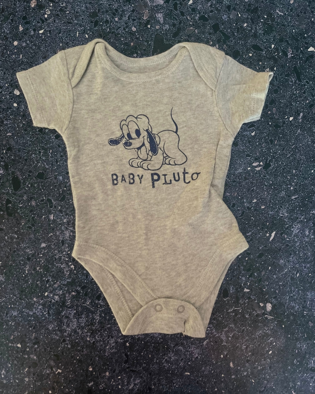 George grey Baby Pluto baby grow 0/3M