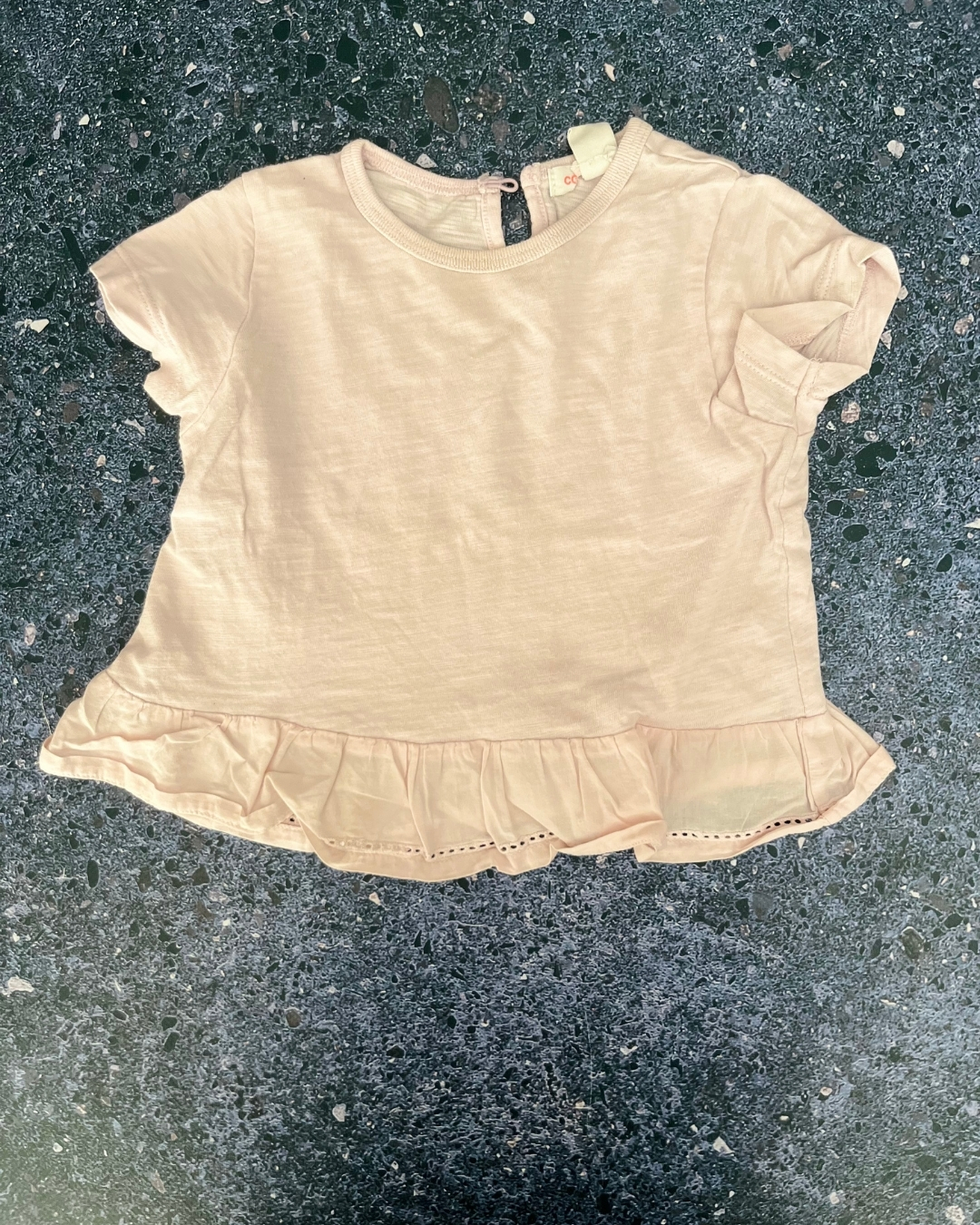 Country Road light pink top 6/12M