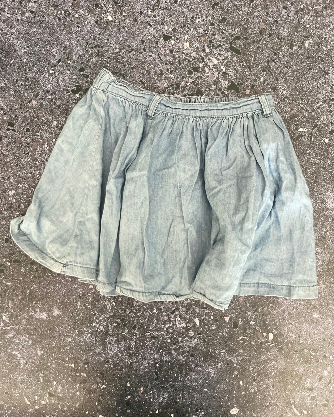 1996 Denim blue skirt 5/6Y