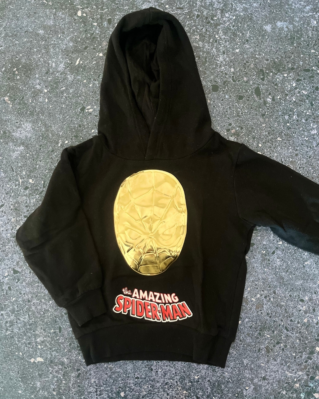 H&M black The Amazing Spiderman hoodie 18/24M