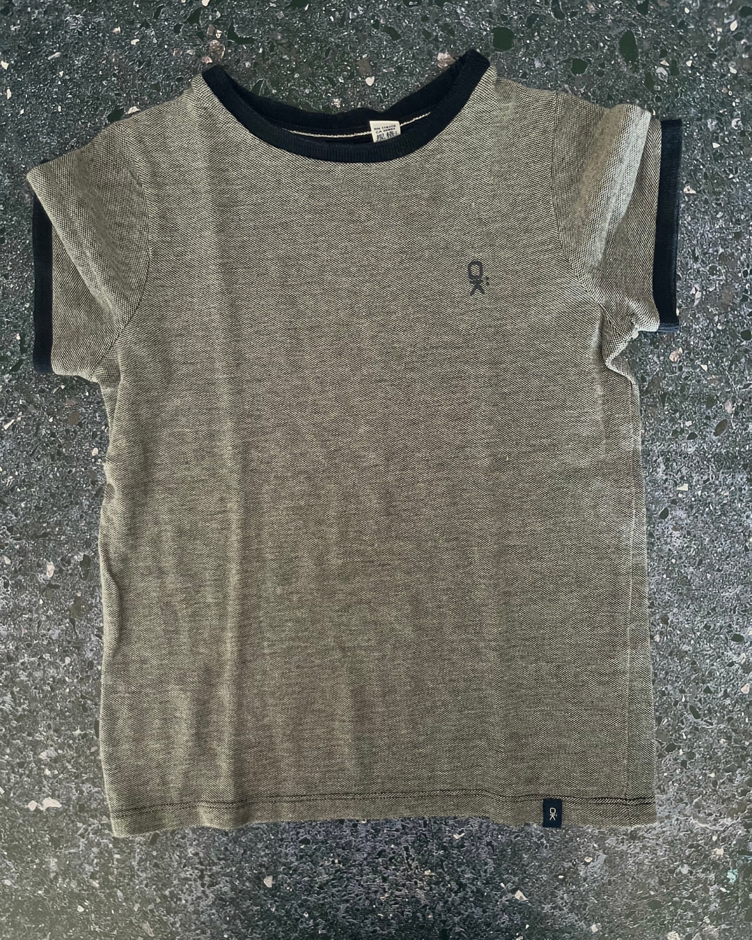 Okaidi blue melange T-shirt 6Y