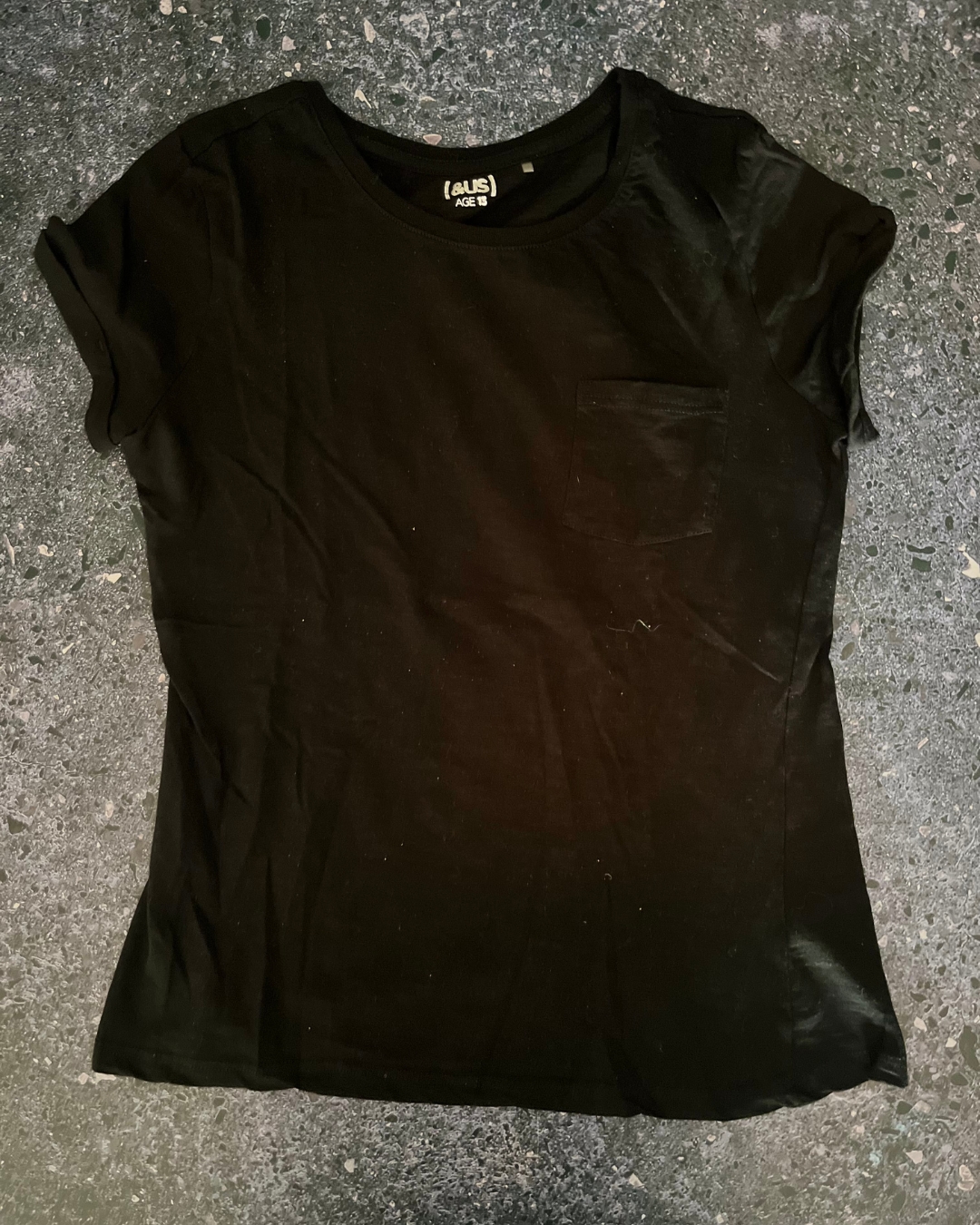 &US black T-shirt 13Y