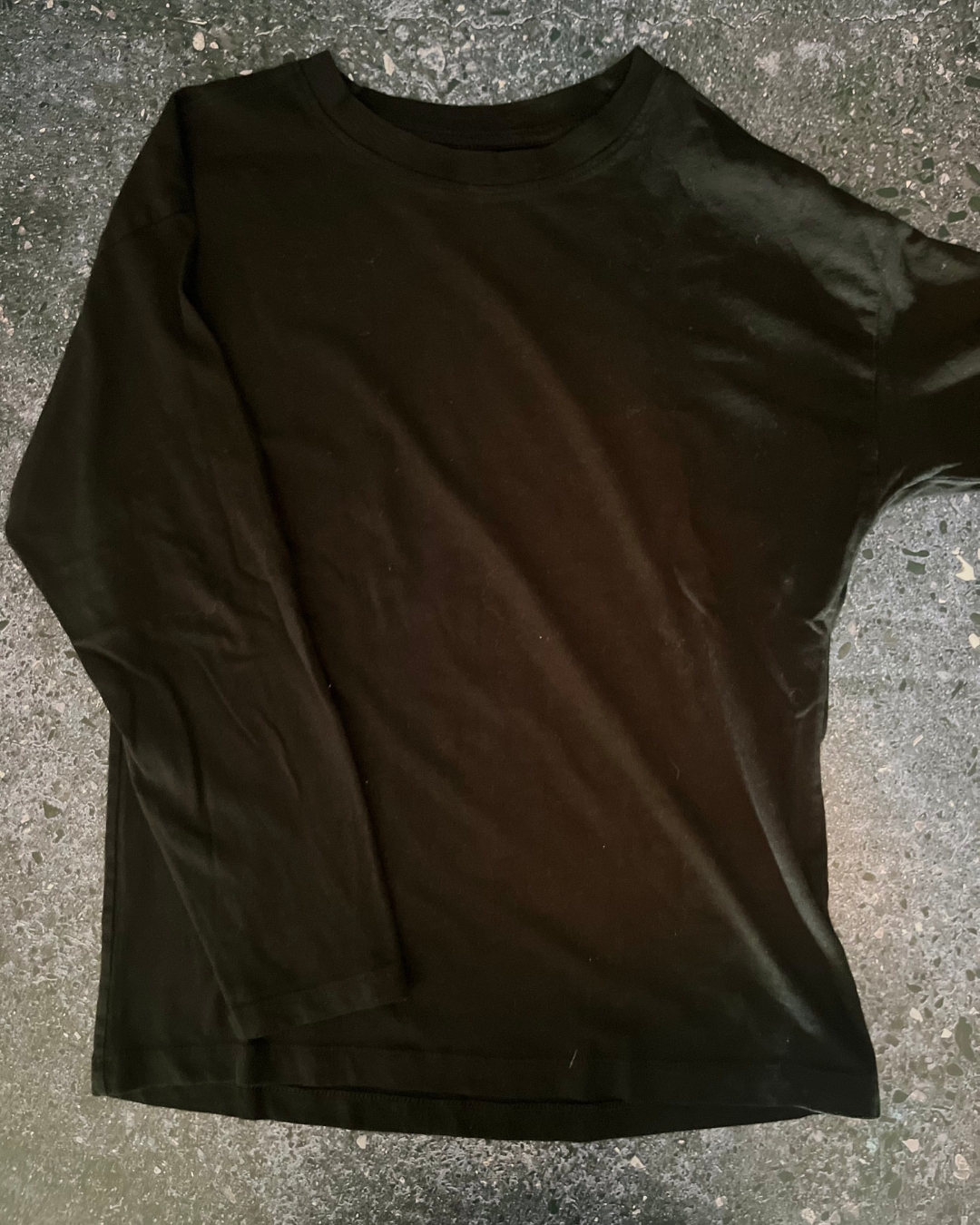 Zara black long sleeve T-shirt 11/12Y