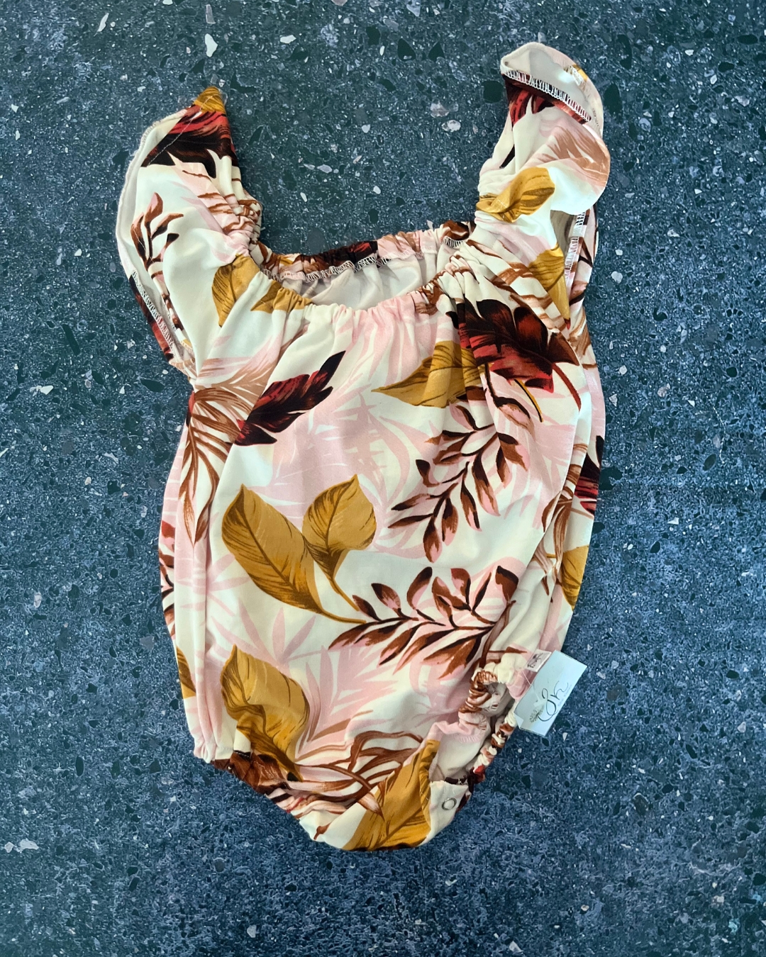 *NEW* She Knows white floral baby grow 12/18M