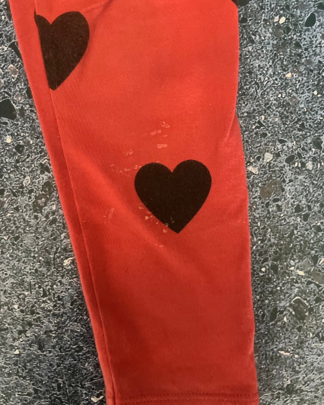 Country Road red hearts pants 4Y - Image 2