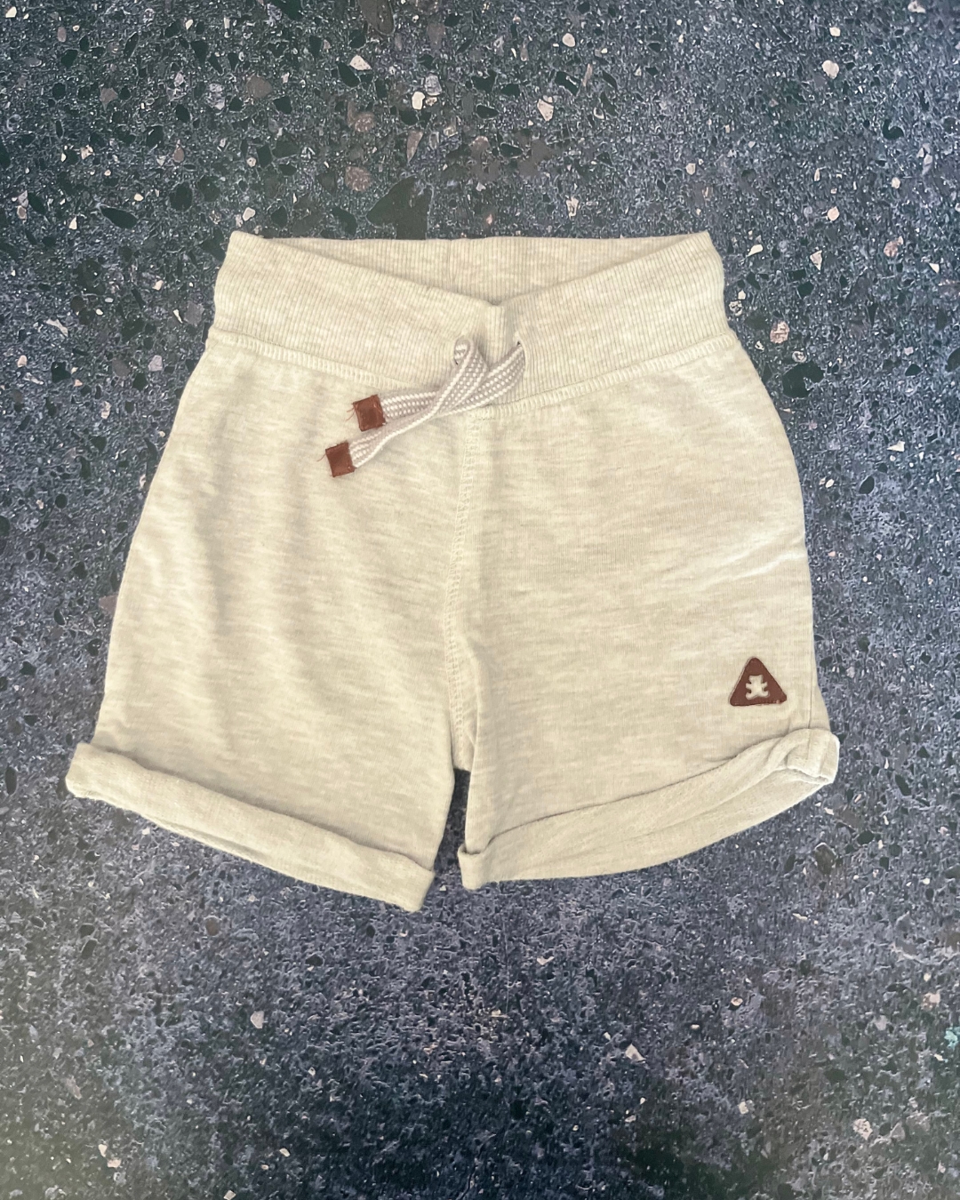 Woolworths grey melange shorts 3/6M