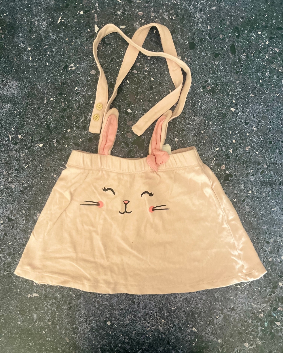 H&M pink bunny skirt 18/24M