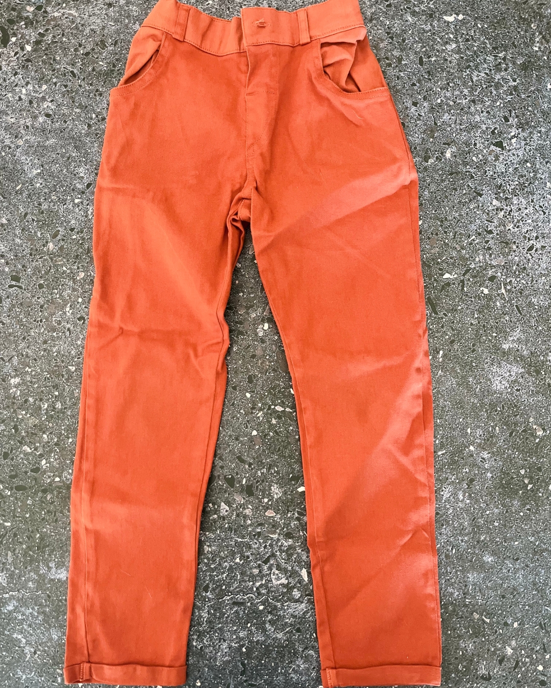 Keedo burnt orange chinos 5/6Y