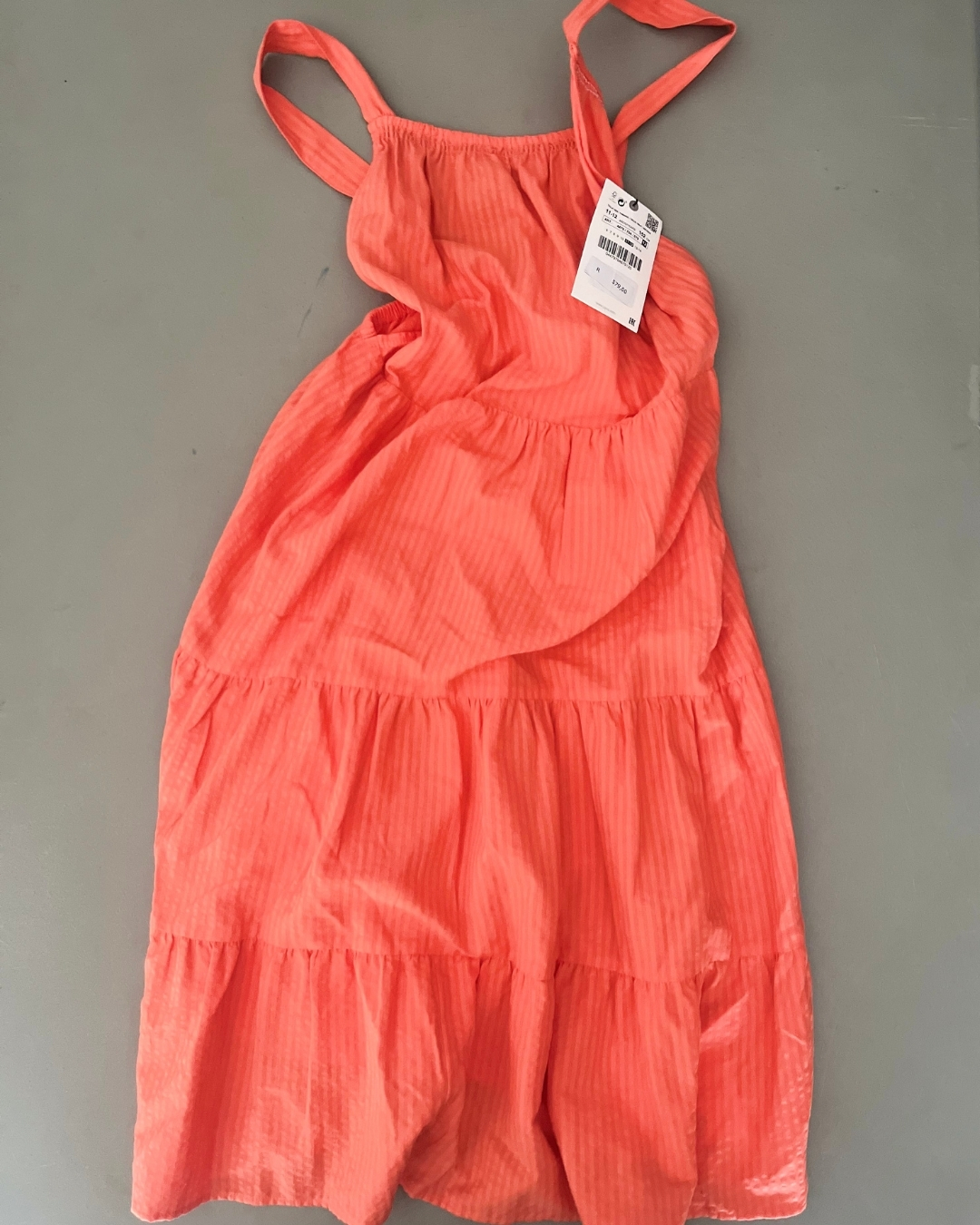 *NEW* Zara orange dress 11/12Y