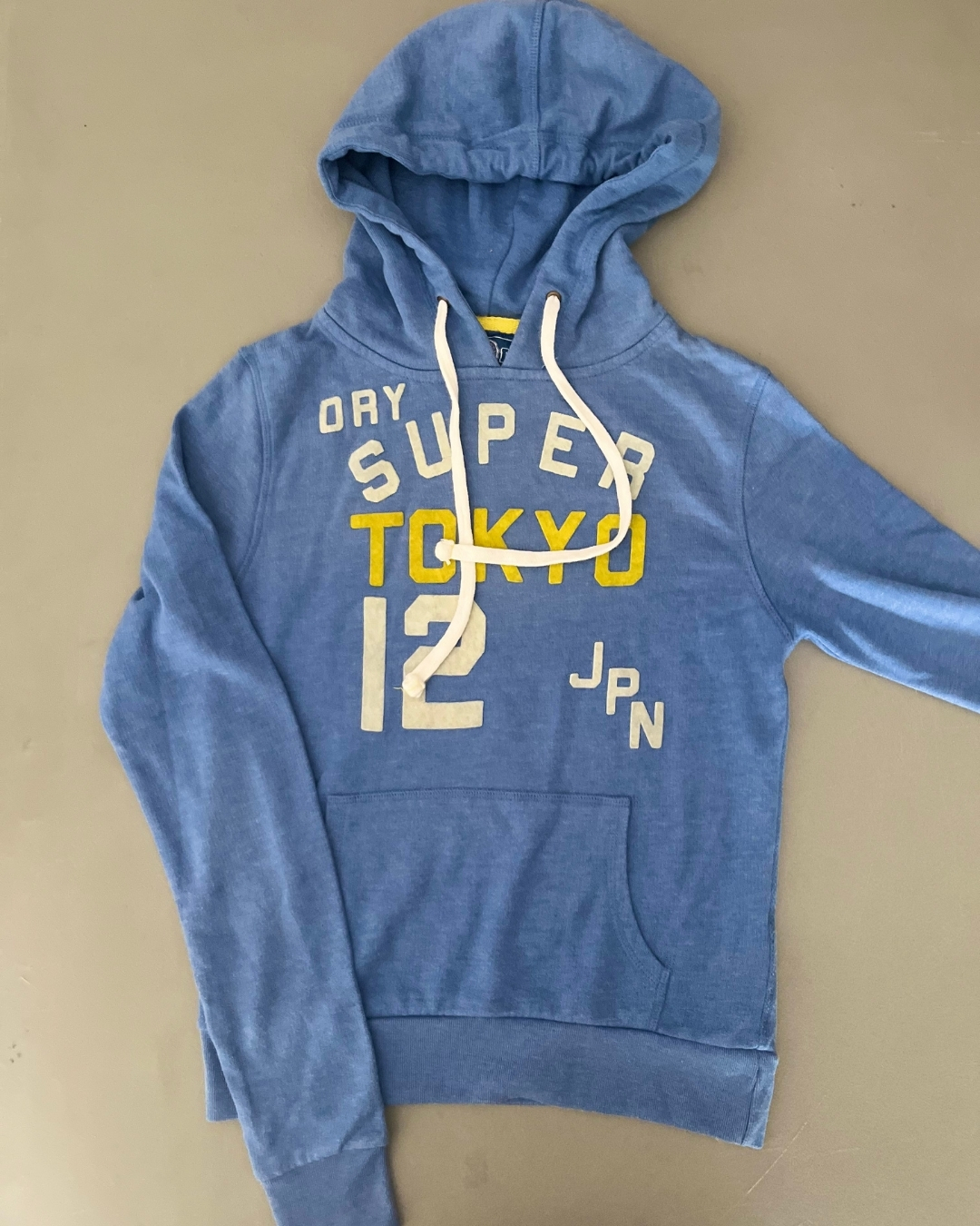 Superdry blue hoodie Small
