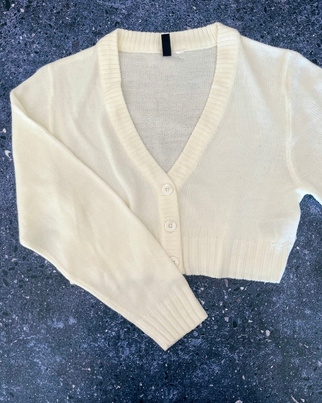 Divided white cardigan X Small