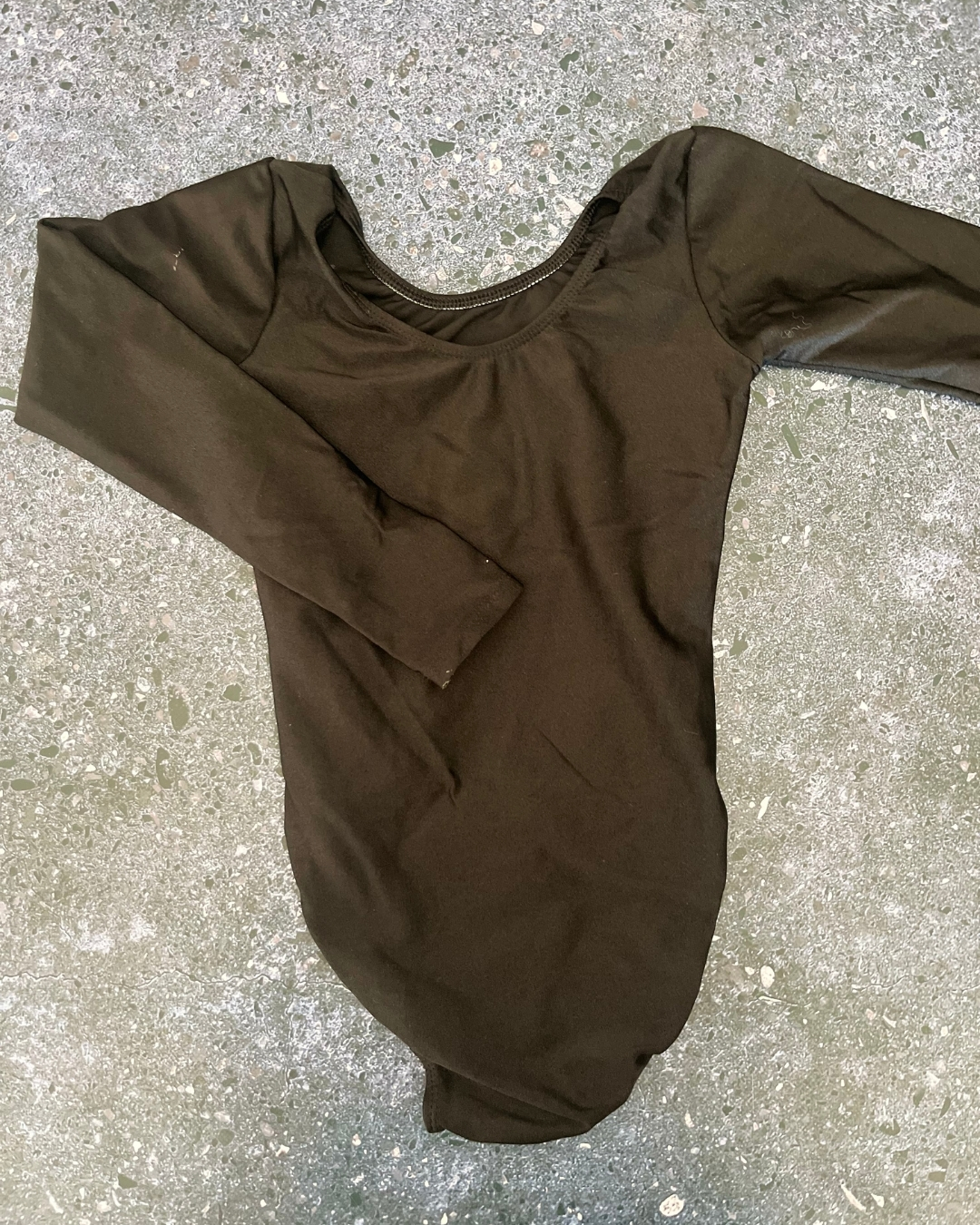 Laritma Dancewear black leotard 6/7Y