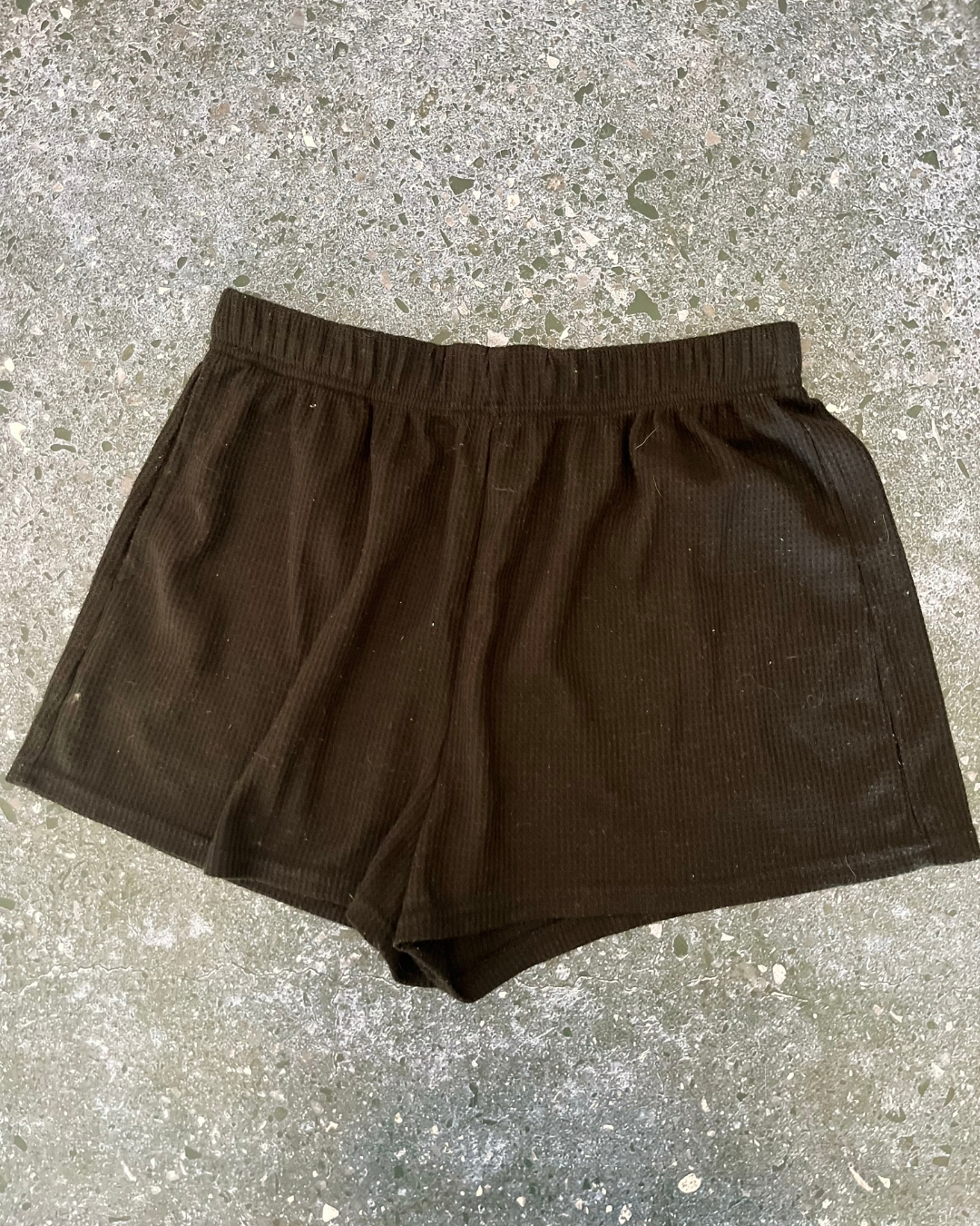 Shein black sleep shorts 16Y