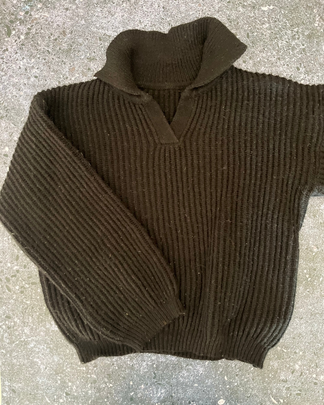 Shein black knitted sweater 11/12Y