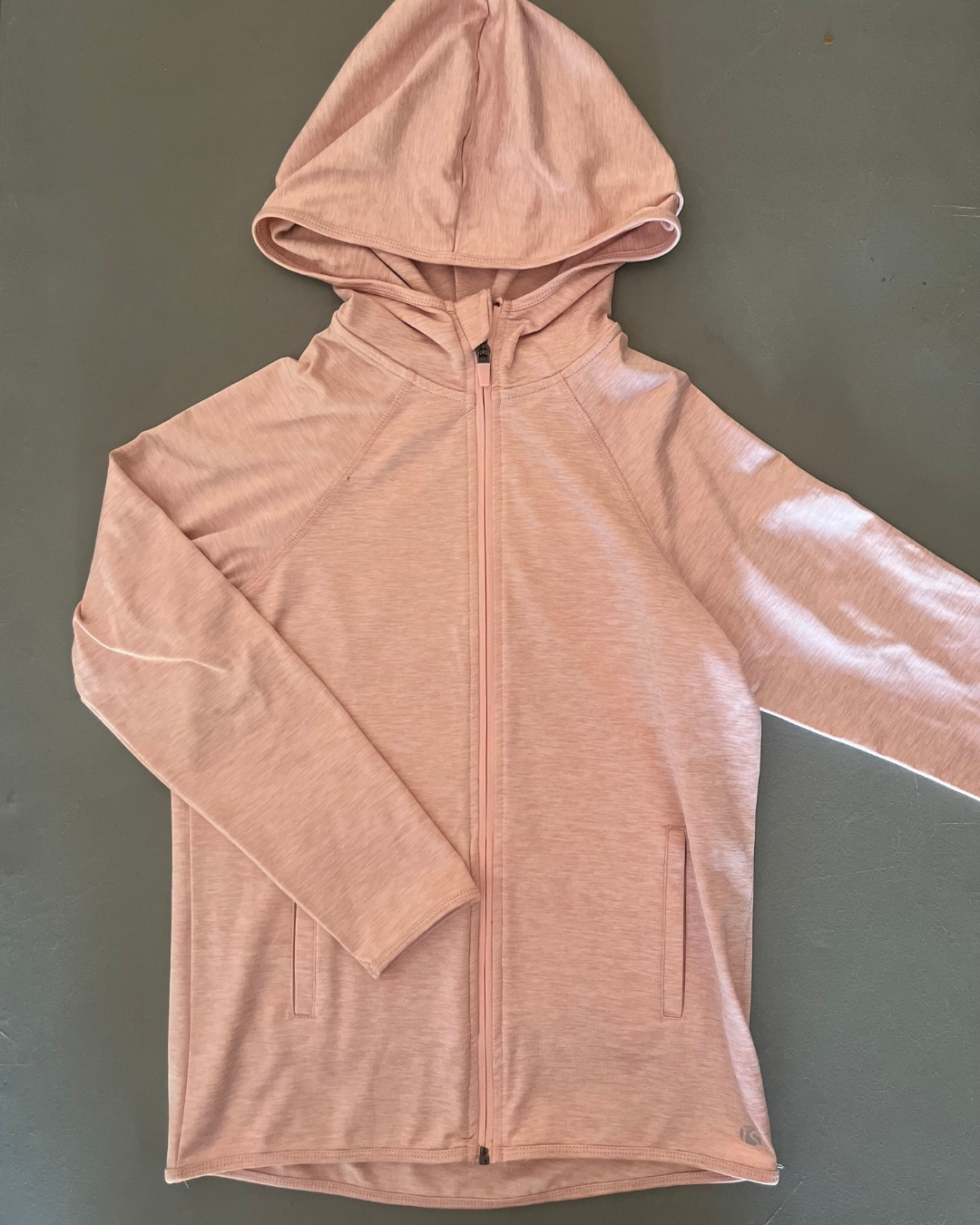 Totalsports pink melange hoodie 11/12Y