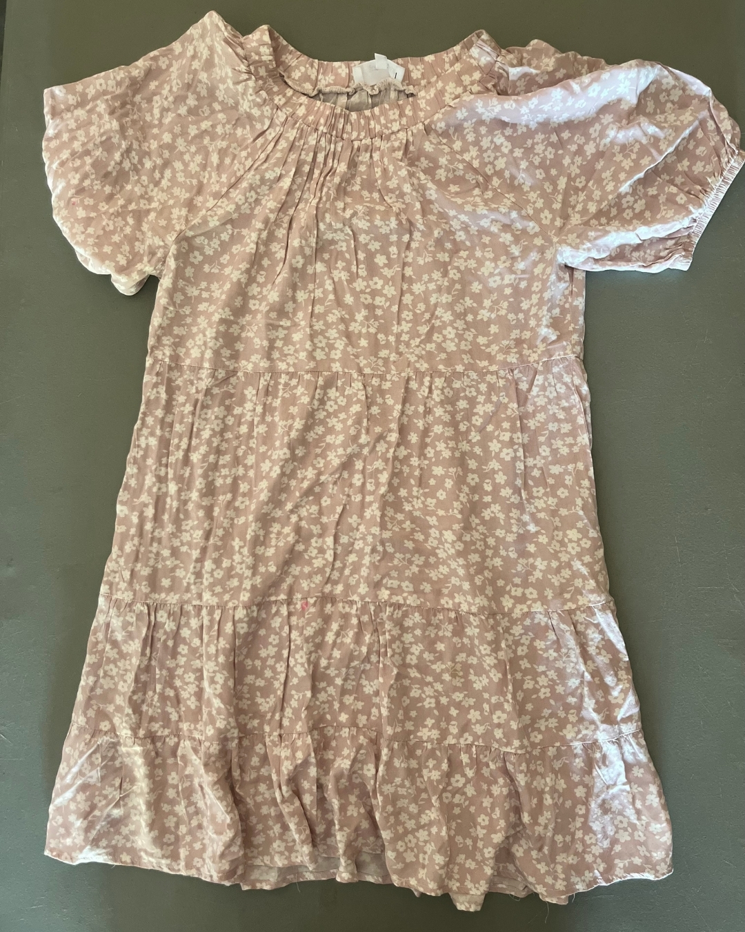 Superbalist pink floral dress 11/12Y