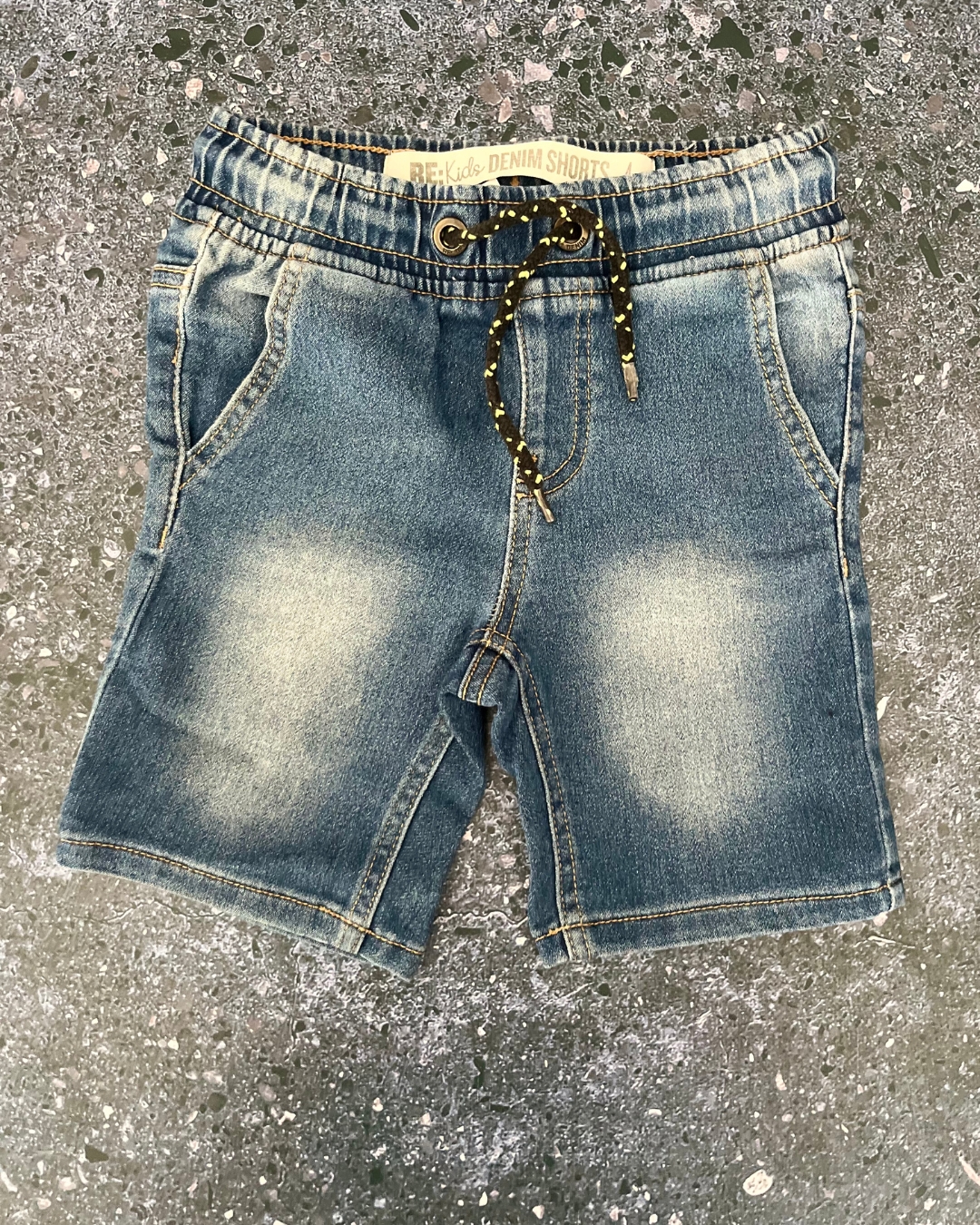 Re:Kids blue denim jean shorts 4Y