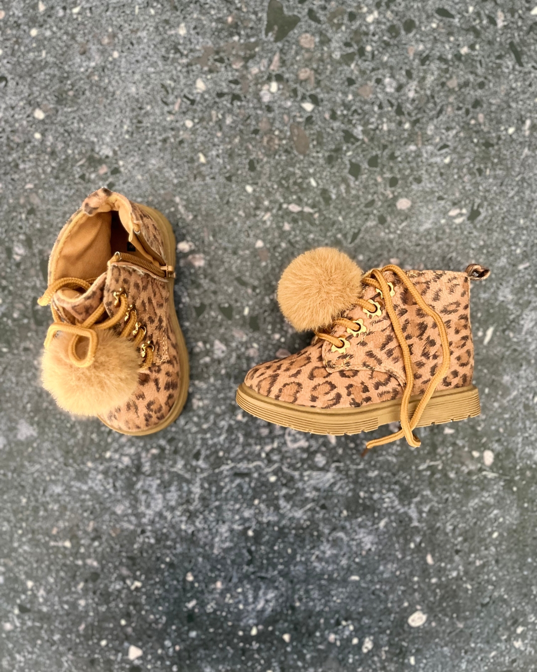 Woolworths leopard print boots Size 5