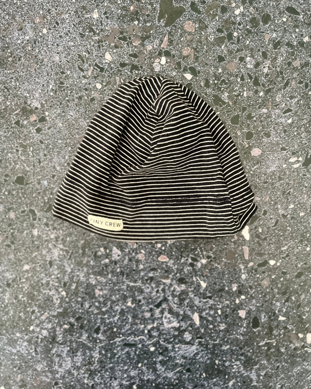 H&M blue and white striped beanie 2/6M
