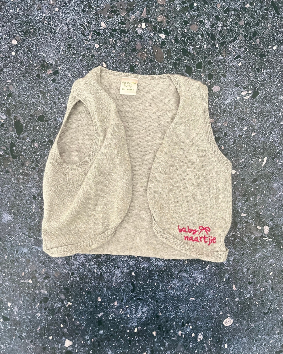 Naartjie silver sparkly vest 12/18M