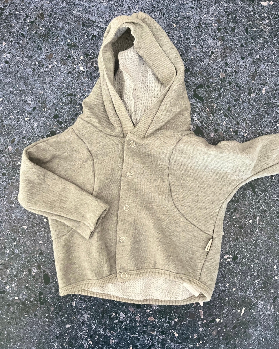 Sticky Fudge grey hoodie 3/6M